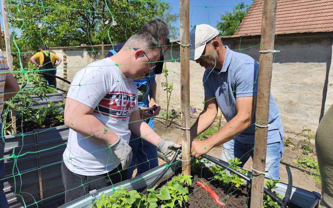 Korszerűsített locsolórendszer kiépítése – Szent Kristóf Ház